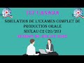 TCF CANADA 🍁: Simulation d'un examen complet, expression orale