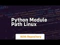 python module path linux