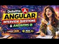 Angular Interview Questions and Answers 2026 | Angular Deloitte Interview Questions