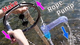 【DIY】 How To Make a Rope Pump