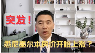 突发！悉尼墨尔本的房价开始上涨？