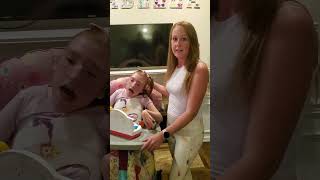 My daughter Isabella with Mowat-Wilson Syndrome. #disability #trending #youtubeshorts #fy #fypシ