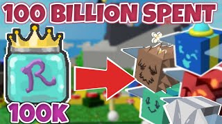 I SPENT 100 BILLION HONEY ON ROYAL JELLY AND GOT THIS... (Bee Swarm Simulator)