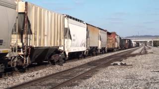 NS SD60I #6747 leads 345 at Birmingham, Alabama