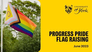 Progress Pride Flag Raising 2023