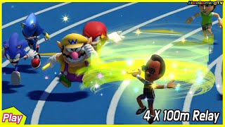 [Wii U] MARIO & SONIC AT THE RIO 2016 OLYMPIC GAMES (4x100M Relay) Gameplay Walkthrough Part 006