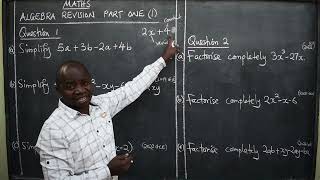 MATHS ALGEBRA SUMMARY PART 1