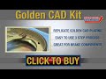 replicate the look of golden cad plating in 3 easy steps golden cad complete kit eastwood