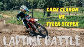 Laptime battle! Featuring Tyler Stepek \u0026 Cade Clason || Motos with mid-pack pros