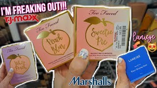 TOO FACED PEACH COLLECTION AT TJ MAXX!!? BUDGET BEAUTY BUYS | HIGH END MAKEUP FOR CHEAP