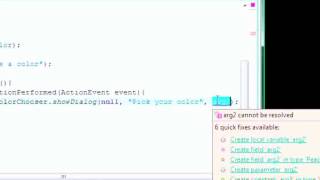 Java Programming Tutorial 85 JColorChooser
