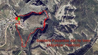 Sendero Pasarelas del río Vero (Alquézar, Huesca)