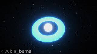 simulation of formation from a blackhole #spacesim #formations #space #simulation