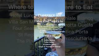 What to do in Florence Italy