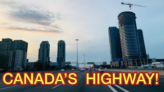 Driving on Canada’s 427 Highway | Toronto |Ontario| Canada Travel