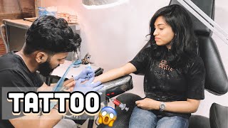 Getting my first TATTOO| How much Tattoo hurt? | Grishma Udayawar