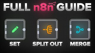 Set, Merge, and Split Out Nodes in n8n Explained