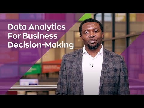 Data analytics for business decision making