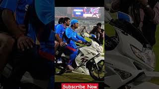 Indian Cricket Team Bike Ride ❤️MS Dhoni | Yuvraj Singh | Virat Kohli & Rohit Sharma #shorts #reels