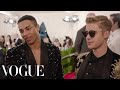 Justin Bieber and Olivier Rousteing at the Met Gala 2015 | China: Through the Looking Glass