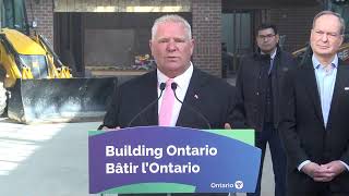 Premier Ford makes an announcement in Vaughan | March 21