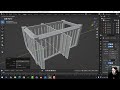 blender scifi shipping crate part 1