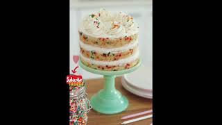 Super Easy Funfetti Birthday Cake (Hidden Indian Treasure In The Cake )