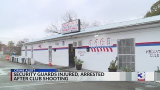 Security guards injured, arrested after shooting at club on Third Street