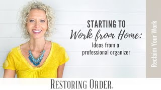 Ideas for Starting to Work From Home #workfromhome