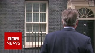Leaving Downing Street: How previous PM's have come and gone - BBC News