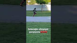 Geleceğin şampiyonu #atletizm #koşu