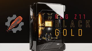 ROG Z11 BlackGold PC Build.