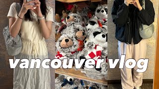 vlog) 혼자 밴쿠버 2박3일 여행 브이로그 🇨🇦 | 쌀국수, 브런치, 스시롤 |