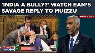 Jaishankar's Brutal Take Down Of  Pro-China Muizzu | Watch EAM's Bold Reply To 'India Bully' Claim