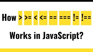 ✅ JavaScript Operators | JavaScript Comparison Operators | JavaScript Conditional Statements