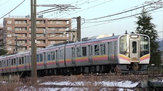 E129系B1編成信越本線上り普通444M 新潟→長岡【4K】