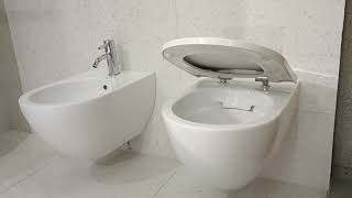 How to take off seat Geberit Acanto WC ?