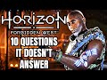 Horizon Forbidden West - 10 BIG Questions It Doesn't Answer