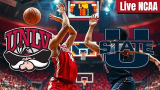 UNLV vs Utah State Live| NCAA Men's College Basketball 2025