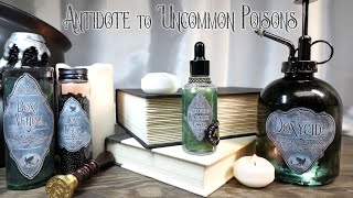 Antidote to Uncommon Poisons : DIY Potion Bottle Prop : Harry Potter Potion : Color Changing Potion