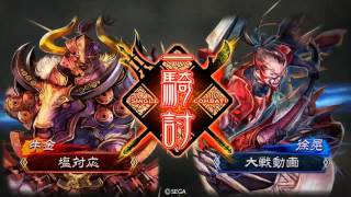 三国志大戦 色塗りワラ VS 王異司馬懿