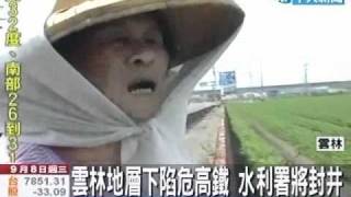 雲林地層下陷危高鐵 水利署將封井