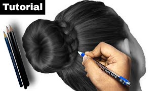 How to Draw Realistic Hair | Tutorial for BEGINNERS