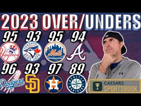 MLB 2023 Win Total Over/Unders & Predictions For EVERY Team! - YouTube