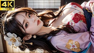 【4K ai art】AI美女 Kimono 기모노 किमोनो Lookbook