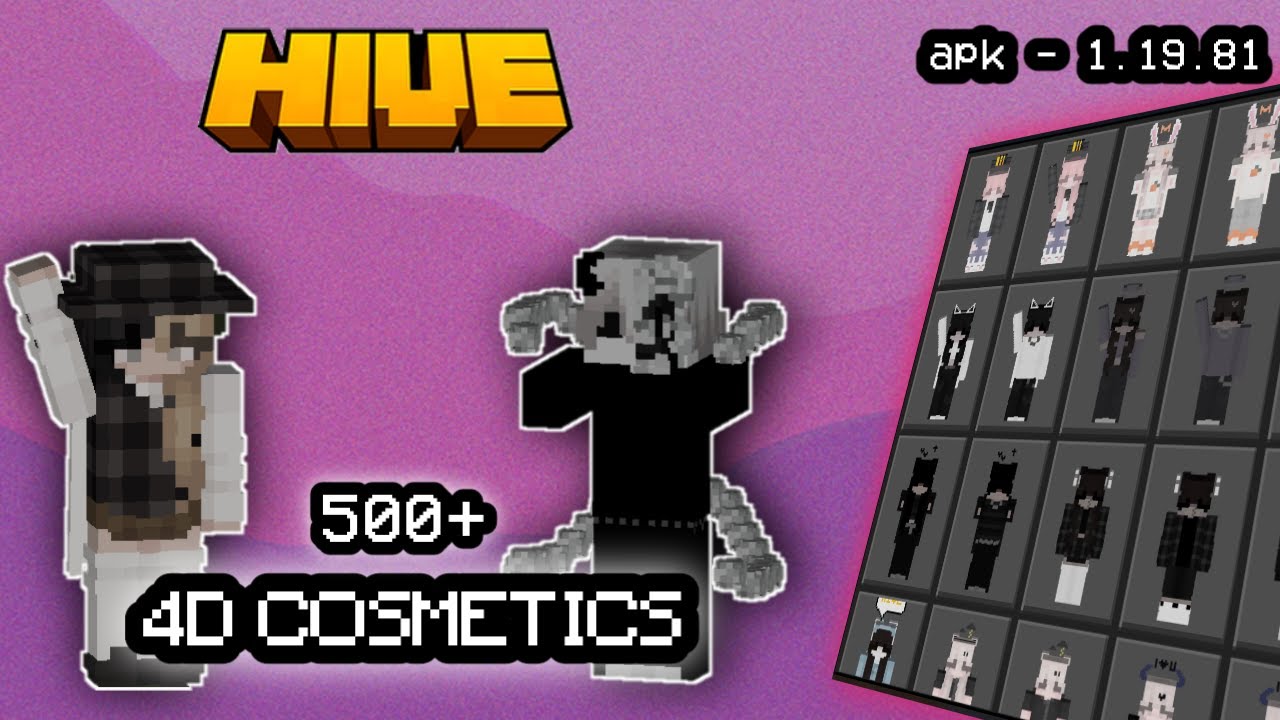 4d Mcpe Cosmetics Youtube