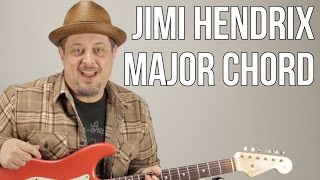 Jimi Hendrix Major Chord Concept and Embellishments for Blues and Rock