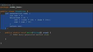 Prime-Adam Integer Java Program | ISC Computer Practical 2020