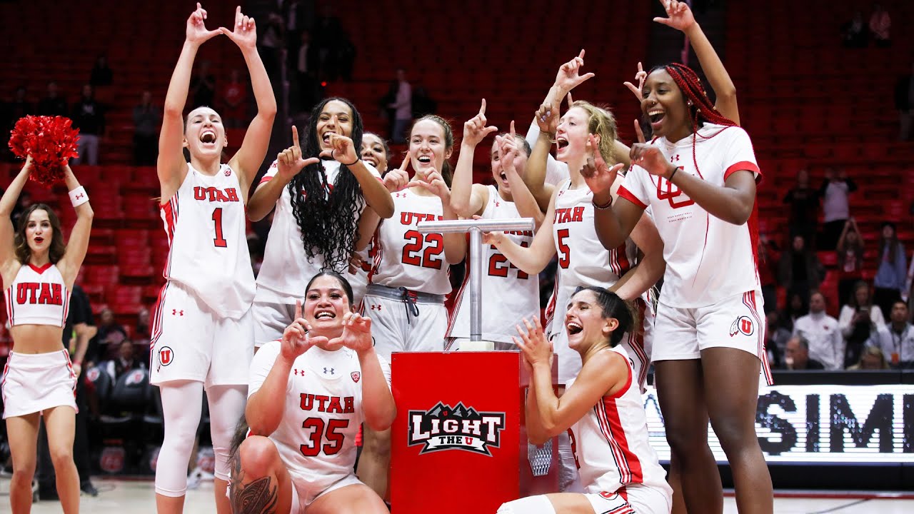 Utah Women's Basketball 46 Point WIN Over Oklahoma!! - YouTube