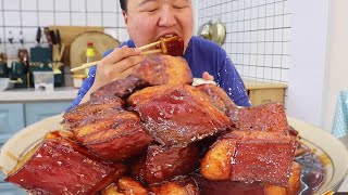 【美食合集】8斤五花肉，阿强炖“红烧肉”，肥而不腻一口一块真过瘾｜Mukbang【cram阿强】